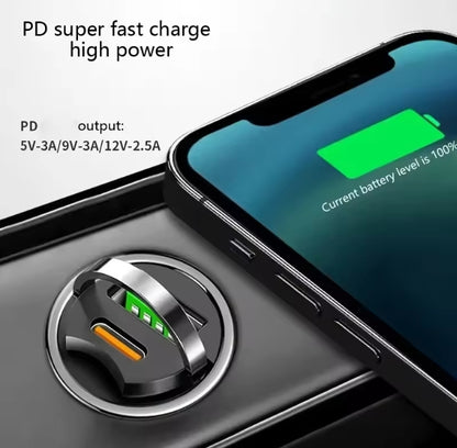 ADAPTOR BRICHETĂ MINI, ÎNCĂRCARE RAPIDĂ TYPE-C, USB
